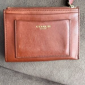 Coach Tan Leather Wallet